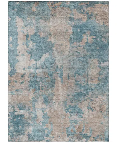 Addison Chantille Machine Washable Acn573 9'x12' Area Rug In Ocean