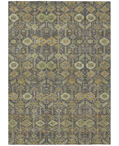Addison Chantille Machine Washable Acn574 10'x14' Area Rug In Green