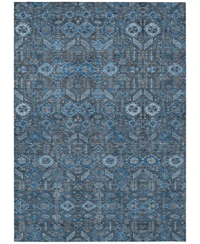 Addison Chantille Machine Washable Acn574 9'x12' Area Rug In Blue
