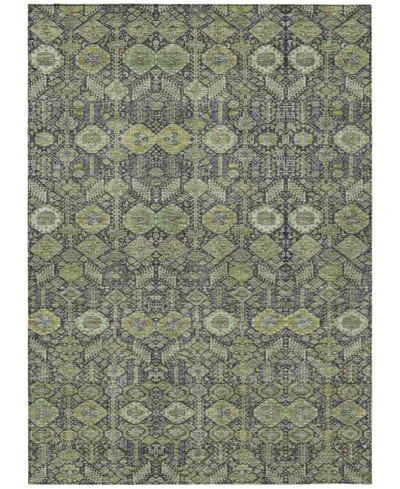 Addison Chantille Machine Washable Acn574 9'x12' Area Rug In Green
