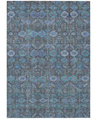 Addison Chantille Machine Washable Acn574 9'x12' Area Rug In Ocean