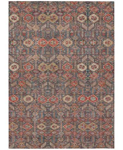 Addison Chantille Machine Washable Acn574 9'x12' Area Rug In Red