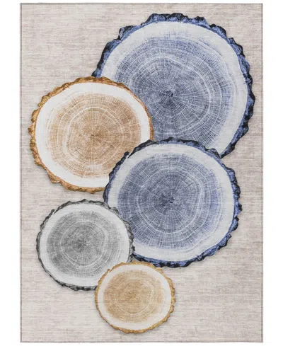 Addison Chantille Machine Washable Acn575 9'x12' Area Rug In Beige