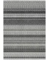 Addison Chantille Machine Washable Acn576 3'x5' Area Rug In Black