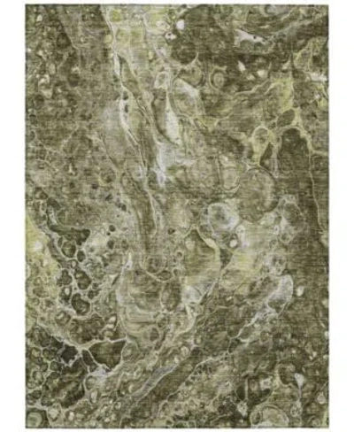 Addison Chantille Machine Washable Acn670 Area Rug Collection In Green