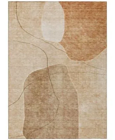 Addison Chantille Machine Washable Acn672 Area Rug Collection In Brown