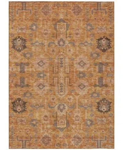Addison Chantille Machine Washable Acn697 Area Rug Collection In Brown