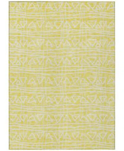 Addison Chantille Machine Washable Acn730 Area Rug Collection In Yellow