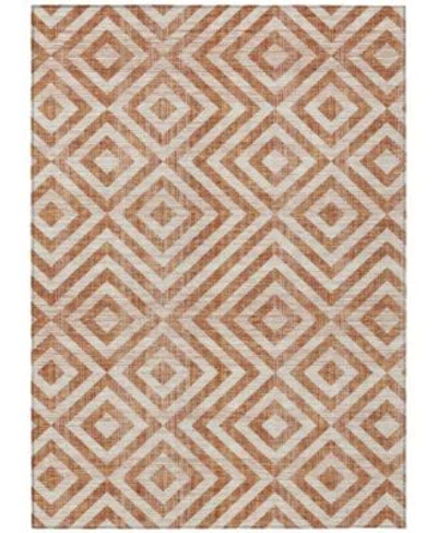 Addison Chantille Machine Washable Acn733 Area Rug Collection In Salmon