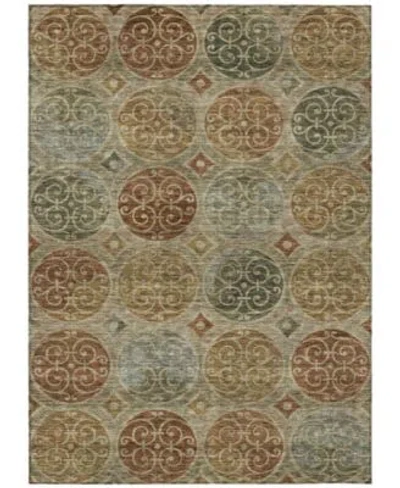 Addison Chantille Machine Washable Acn738 Area Rug Collection In Taupe
