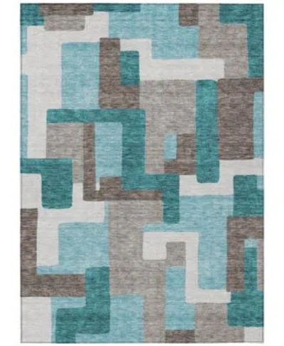 Addison Chantille Machine Washable Acn740 Area Rug Collection In Chocolate