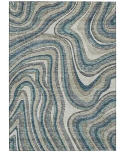 Addison Chantille Machine Washable Acn756 Area Rug Collection In Teal