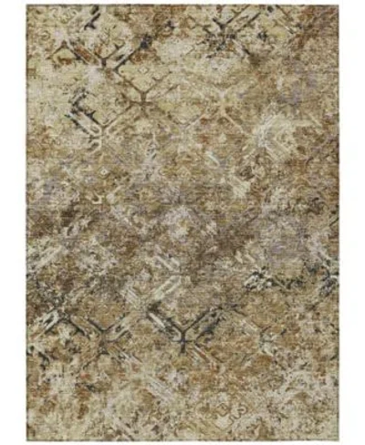 Addison Chantille Machine Washable Acn768 Area Rug Collection In Brown