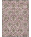 Addison Chantille Machine Washable Acn811 Area Rug Collection In Brown
