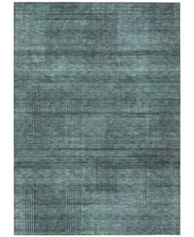 Addison Chantille Machine Washable Acn820 Area Rug Collection In Green