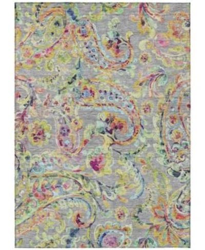 Addison Chantille Machine Washable Acn834 Area Rug Collection In Gray