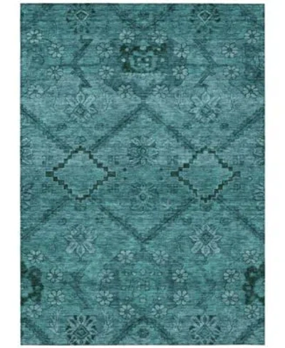 Addison Chantille Machine Washable Acn842 Area Rug Collection In Teal