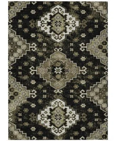 Addison Chantille Machine Washable Acn846 Area Rug Collection In Black