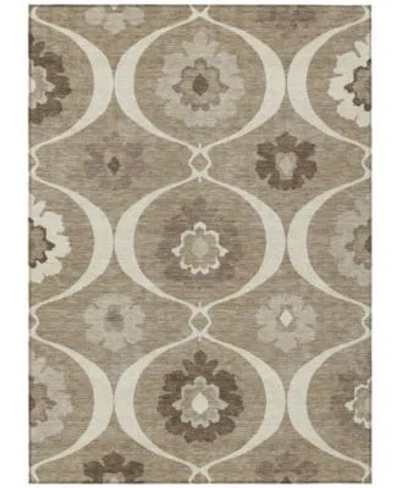 Addison Chantille Machine Washable Acn858 Area Rug Collection In Brown