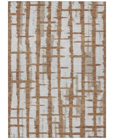 Addison Chantille Machine Washable Acn872 Area Rug Collection In Taupe