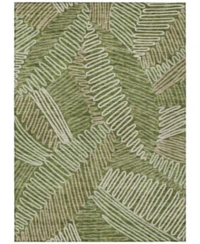 Addison Chantille Machine Washable Acn904 Area Rug Collection In Green