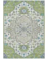 Addison Chantille Machine Washable Acn985 2'6"x3'10" Area Rug In Grass