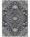 Addison Chantille Machine Washable Acn985 5'x7'6" Area Rug In Black