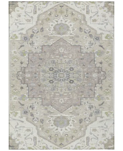 Addison Chantille Machine Washable Acn985 5'x7'6" Area Rug In Ivory