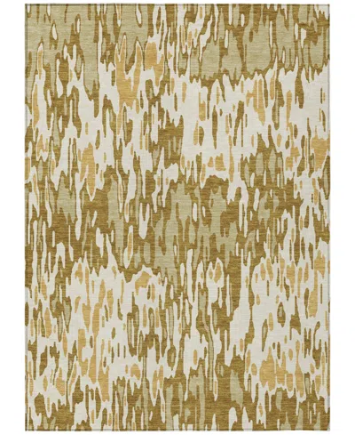 Addison Chantille Machine Washable Acn986 2'6"x3'10" Area Rug In Wheat