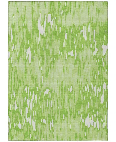 Addison Chantille Machine Washable Acn986 3'x5' Area Rug In Lime