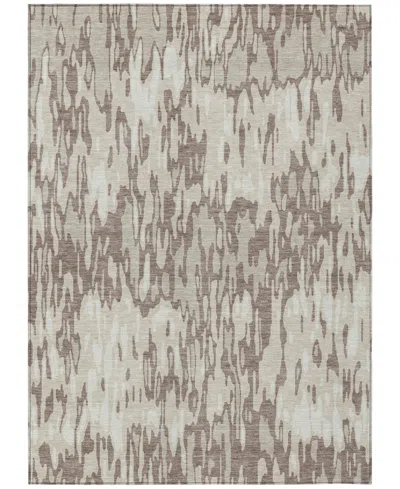 Addison Chantille Machine Washable Acn986 5'x7'6" Area Rug In Beige