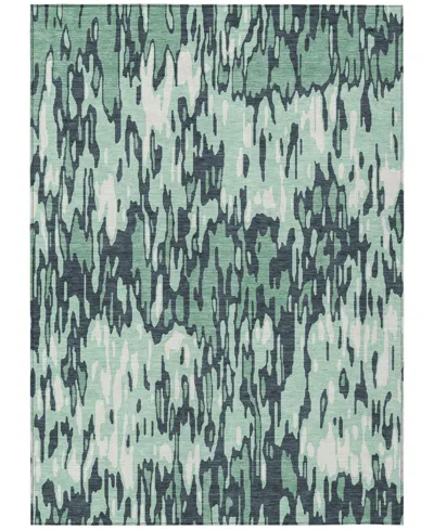 Addison Chantille Machine Washable Acn986 5'x7'6" Area Rug In Sage