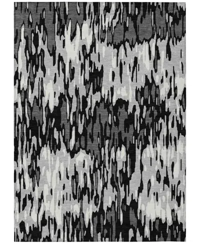 Addison Chantille Machine Washable Acn986 9'x12' Area Rug In Gray