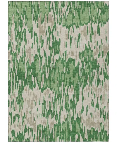 Addison Chantille Machine Washable Acn986 9'x12' Area Rug In Green