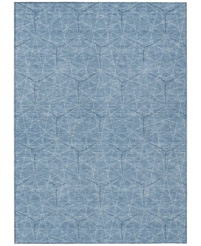 Addison Chantille Machine Washable Acn987 2'6"x3'10" Area Rug In Denim