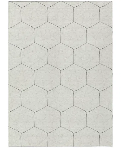 Addison Chantille Machine Washable Acn987 9'x12' Area Rug In Ivory