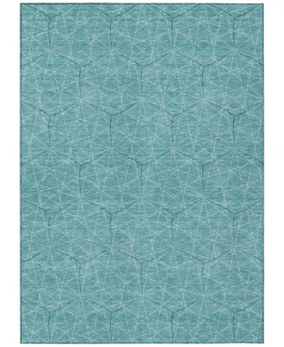 Addison Chantille Machine Washable Acn987 9'x12' Area Rug In Teal