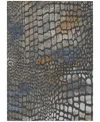 Addison Chantille Machine Washable Acn988 3'x5' Area Rug In Charcoal