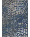 Addison Chantille Machine Washable Acn988 3'x5' Area Rug In Navy