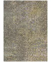 Addison Chantille Machine Washable Acn988 5'x7'6" Area Rug In Gold