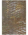 Addison Chantille Machine Washable Acn988 5'x7'6" Area Rug In Paprika