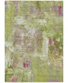 Addison Chantille Machine Washable Acn989 10'x14' Area Rug In Lime