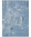 Addison Chantille Machine Washable Acn989 3'x5' Area Rug In Denim