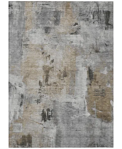 Addison Chantille Machine Washable Acn989 8'x10' Area Rug In Gray