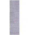 Addison Chantille Machine Washable Acn990 2'3"x7'6" Runner Area Rug In Lavender