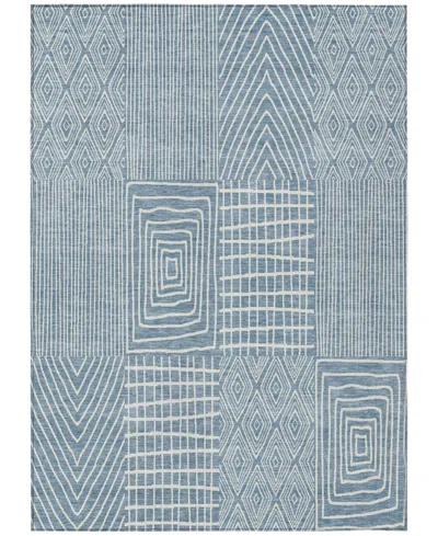 Addison Chantille Machine Washable Acn990 2'6"x3'10" Area Rug In Denim