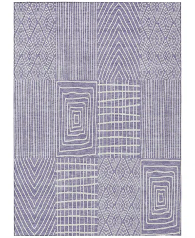 Addison Chantille Machine Washable Acn990 2'6"x3'10" Area Rug In Lavender