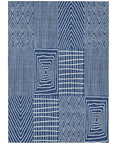 Addison Chantille Machine Washable Acn990 3'x5' Area Rug In Navy