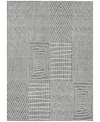Addison Chantille Machine Washable Acn990 5'x7'6" Area Rug In Gray