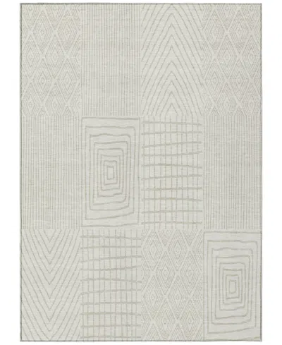 Addison Chantille Machine Washable Acn990 5'x7'6" Area Rug In Ivory